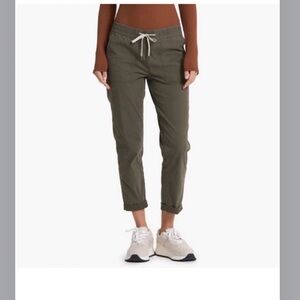 Vuori Olive Drawstring Joggers with Side Pockets